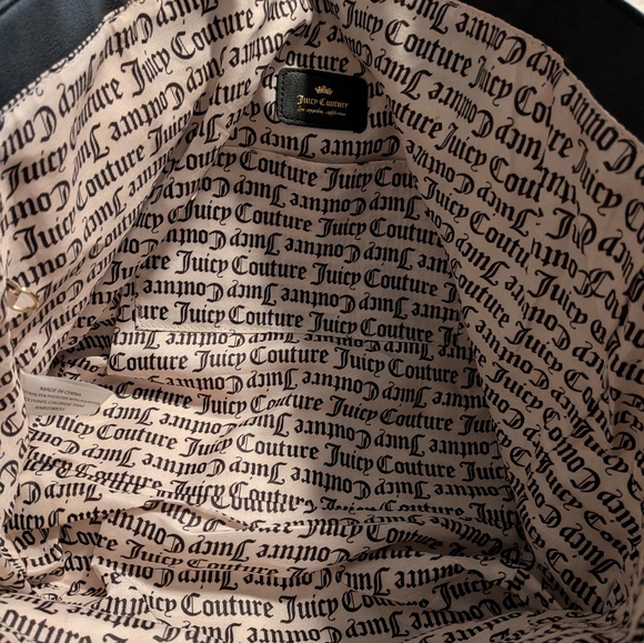 Juicy Couture Striped Black and Cream Tote - Picture 4 of 7